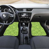 Slices Of Lime Pattern Front And Back Car Mats 194013 - YourCarButBetter