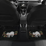 Sloth And Lazy Mission Fall In Sleep Car Floor Mats 211001 - YourCarButBetter