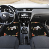 Sloth And Lazy Mission Fall In Sleep Car Floor Mats 211001 - YourCarButBetter