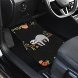 Sloth And Lazy Mission Fall In Sleep Car Floor Mats 211001 - YourCarButBetter