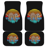 Sloth In Lazy World And Nothing Matter Car Floor Mats 211001 - YourCarButBetter