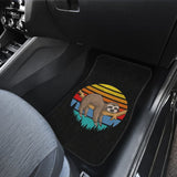 Sloth In Lazy World And Nothing Matter Car Floor Mats 211001 - YourCarButBetter