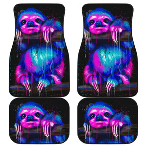 Sloth The Lazy One Car Floor Mats 211001 - YourCarButBetter