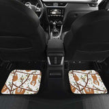 Sloths Hanging On The Tree Pattern Front And Back Car Mats 144902 - YourCarButBetter