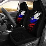 Slovenia In Me Car Seat Covers - Special Grunge Style 232125 - YourCarButBetter