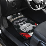 Smoke Monkey Car Floor Mats Custom Animal Car Accessories 211305 - YourCarButBetter