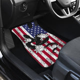 Snake Custom American Flag Car Floor Mats 212109 - YourCarButBetter