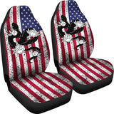 Snake Custom American Flag Car Seat Covers 212109 - YourCarButBetter