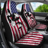 Snake Custom American Flag Car Seat Covers 212109 - YourCarButBetter