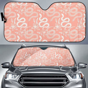 Snake Lilies Flower Pattern Car Auto Sun Shades 104020 - YourCarButBetter