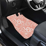 Snake Lilies Flower Pattern Front And Back Car Mats 232125 - YourCarButBetter