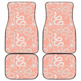 Snake Lilies Flower Pattern Front And Back Car Mats 232125 - YourCarButBetter