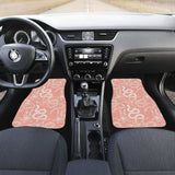 Snake Lilies Flower Pattern Front And Back Car Mats 232125 - YourCarButBetter