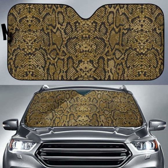 Snake Skin Pattern Car Auto Sun Shades 104020 - YourCarButBetter