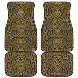 Snake Skin Pattern Front And Back Car Mats 232125 - YourCarButBetter