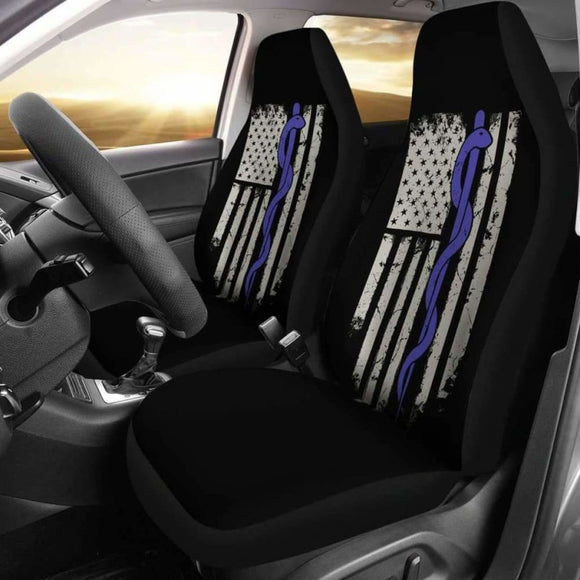 Snake Staff Flag Car Seat Covers Amazing Gift Ideas 232125 - YourCarButBetter