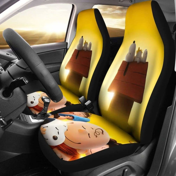 Snoopy And Friends Peanuts Car Seat Covers 103406 - YourCarButBetter