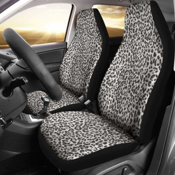Snow Leopard Skin Animal Print Car Seat Covers 092813 - YourCarButBetter