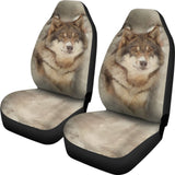 Snow Wolf Car Seat Covers 174510 - YourCarButBetter