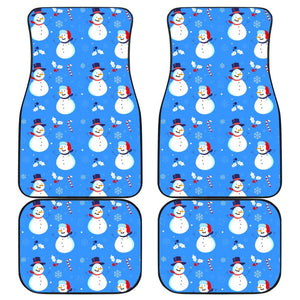 Snowman Pattern Car Floor Mats Car Accessories 211903 - YourCarButBetter