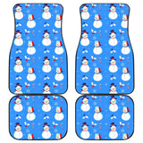 Snowman Pattern Car Floor Mats Car Accessories 211903 - YourCarButBetter