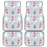 Snowman Pattern Car Floor Mats Auto Accessories 211903 - YourCarButBetter