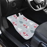 Snowman Pattern Car Floor Mats Auto Accessories 211903 - YourCarButBetter