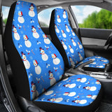 Snowman Pattern Car Seat Covers Car Accessories 211903 - YourCarButBetter