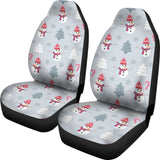 Snowman Pattern Car Seat Covers Auto Accessories 211903 - YourCarButBetter