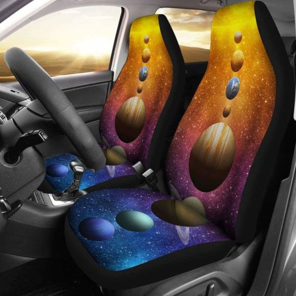 Solar System Planets Car Seat Covers 142711 - YourCarButBetter