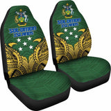 Solomon Islands Car Seat Covers - Solomon Flag Coat Of Arms Premium - Amazing 1 105905 - YourCarButBetter