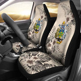 Solomon Islands Car Seat Covers The Beige Hibiscus (Set Of Two) 7 232125 - YourCarButBetter