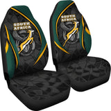 South Africa Car Seat Covers - South African Spirit (Yellow) 093223 - YourCarButBetter