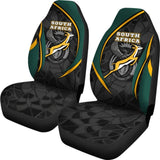South Africa Car Seat Covers - South African Spirit (Yellow) 093223 - YourCarButBetter