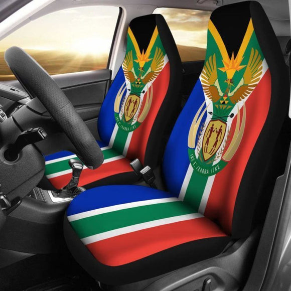 South Africa Coat Of Arm Car Seat Covers 093223 - YourCarButBetter