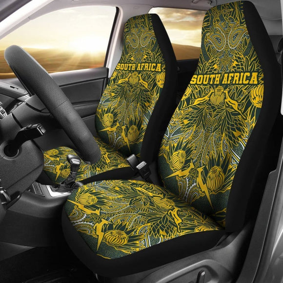 South Africa Springbok Car Seat Covers Proud Version 093223 - YourCarButBetter