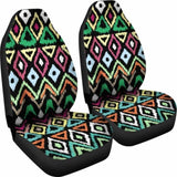 Southwest Najo Native American Watercolor Auto Seat Covers 174914 - YourCarButBetter