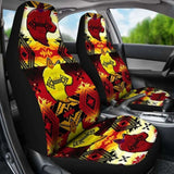Sovereign Nation Fire Wolf Car Seat Covers 105905 - YourCarButBetter