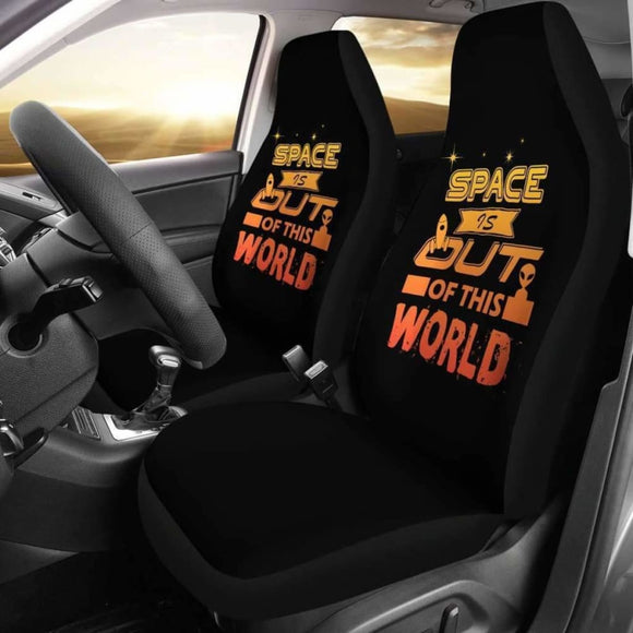 Space Is Out Of This World Car Seat Covers Amazing Gift 550317 - YourCarButBetter