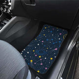 Space Pattern With Planets Comets Constellations And Stars Front And Back Car Mats 142711 - YourCarButBetter