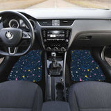 Space Pattern With Planets Comets Constellations And Stars Front And Back Car Mats 142711 - YourCarButBetter