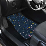 Space Pattern With Planets Comets Constellations And Stars Front And Back Car Mats 142711 - YourCarButBetter