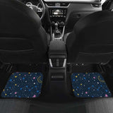 Space Pattern With Planets Comets Constellations And Stars Front And Back Car Mats 153908 - YourCarButBetter