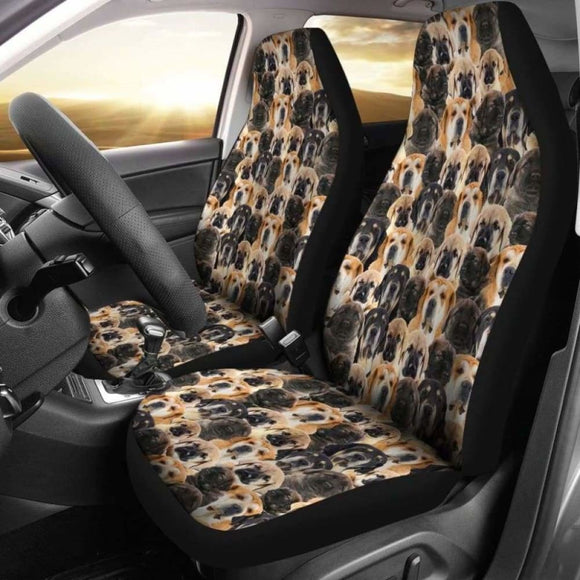 Spanish Mastiff Full Face Car Seat Covers 232125 - YourCarButBetter