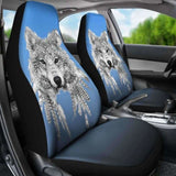 Spirit Animal Wolf Car Seat Covers 202004 - YourCarButBetter