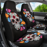 Splash Sugar Skull Car Seat Covers 101819 - YourCarButBetter