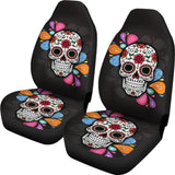 Splash Sugar Skull Car Seat Covers 101819 - YourCarButBetter