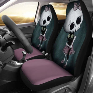 Spooky Cat Car Seat Covers 101207 - YourCarButBetter