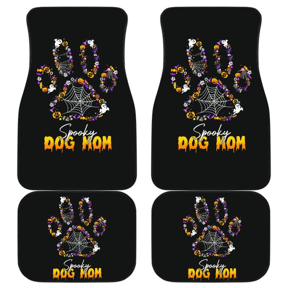 Spooky Dog Mom Car Floor Mats 211110 - YourCarButBetter