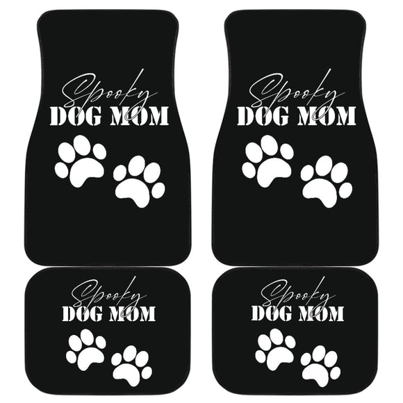 Spooky Dog Mom Halloween Paw Amazing Gift Ideas Car Floor Mats 211110 - YourCarButBetter
